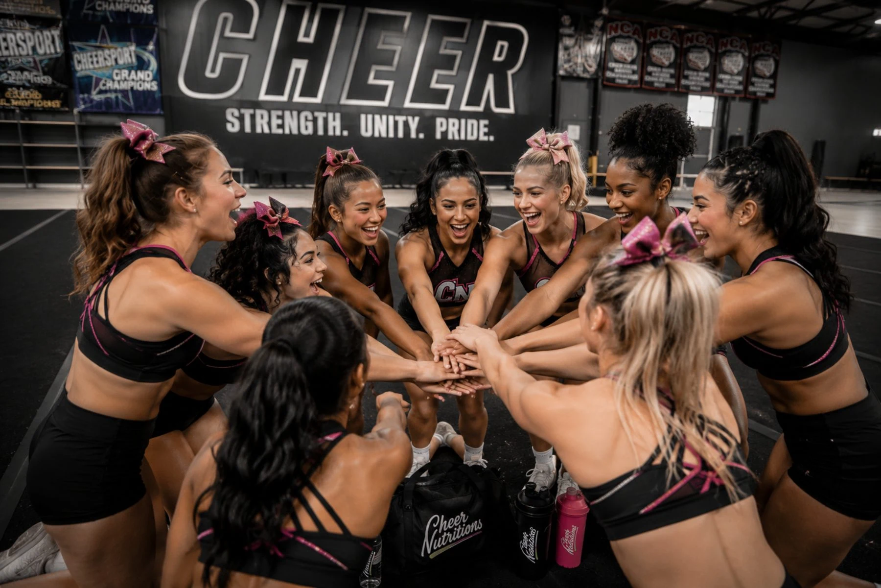 Cheer Team im Huddle