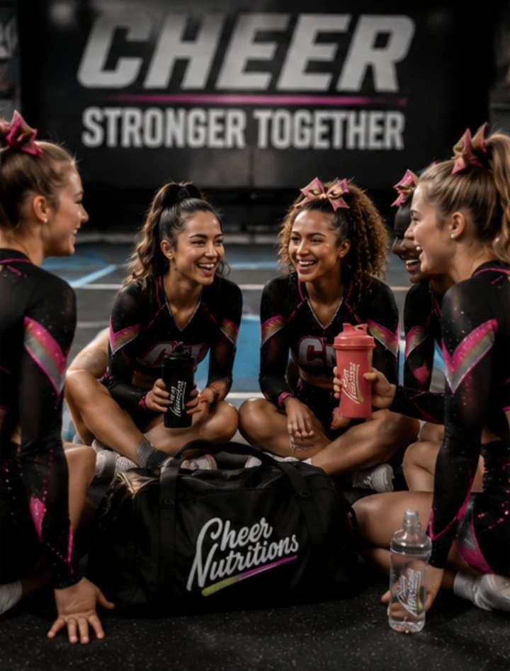 Cheer team moment