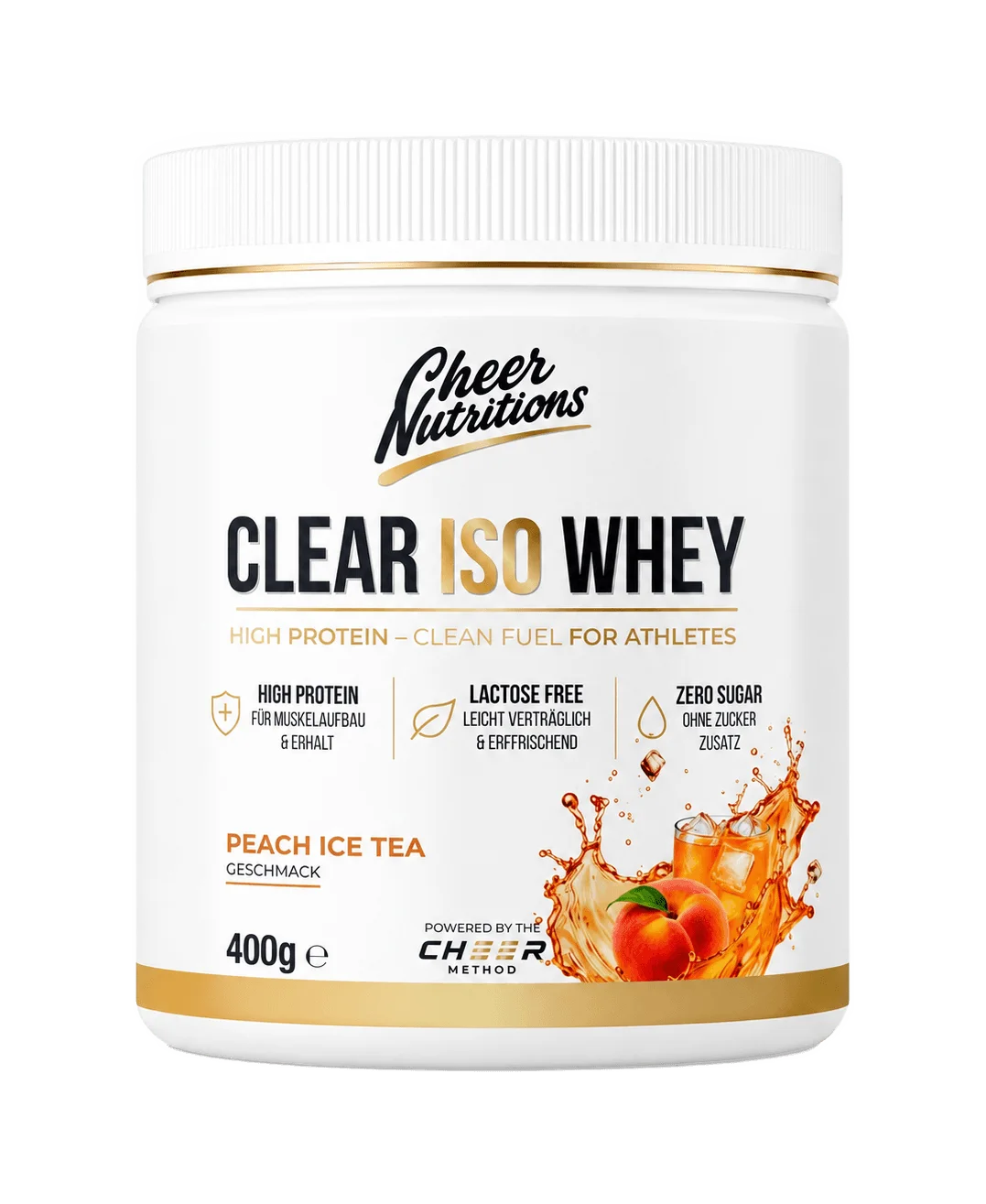 Clear ISO Whey Peach Ice Tea